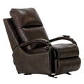 Brown Top Grain Italian Leather Power Recliner A32563