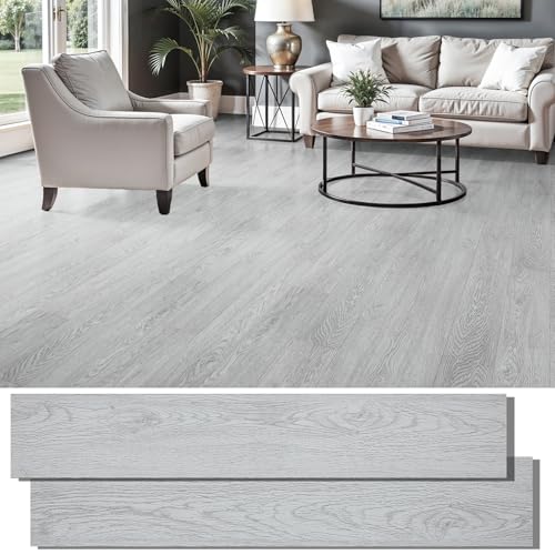 Peel and Stick Floor Tile, 36-Pack Self Adhesive Vinyl Plank Flooring Waterproof Tile Sticker X913262