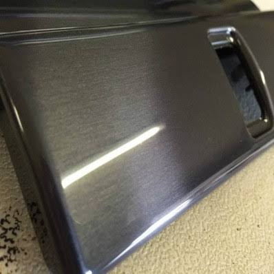 Brushed Gunmetal Aluminium Car Vinyl Wrap Film 152cm x 100cm Silver Brushed Aluminium O77123