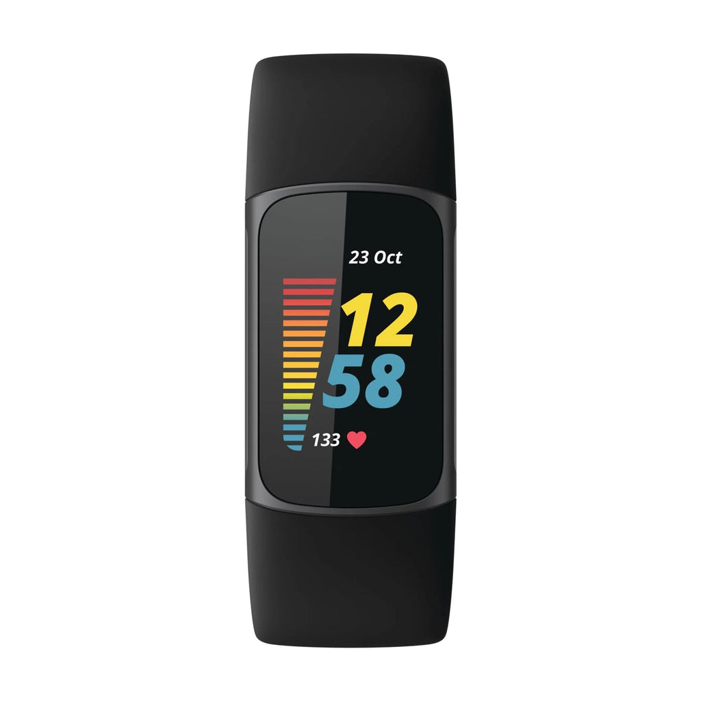 Black/Graphite Stainless Steel Fitness Tracker B900968