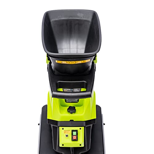 15-Amp Corded Electric Chipper with Collection Bin T474