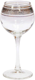 Set of 6 Stemmed Crystal Wine Glasses Z9724