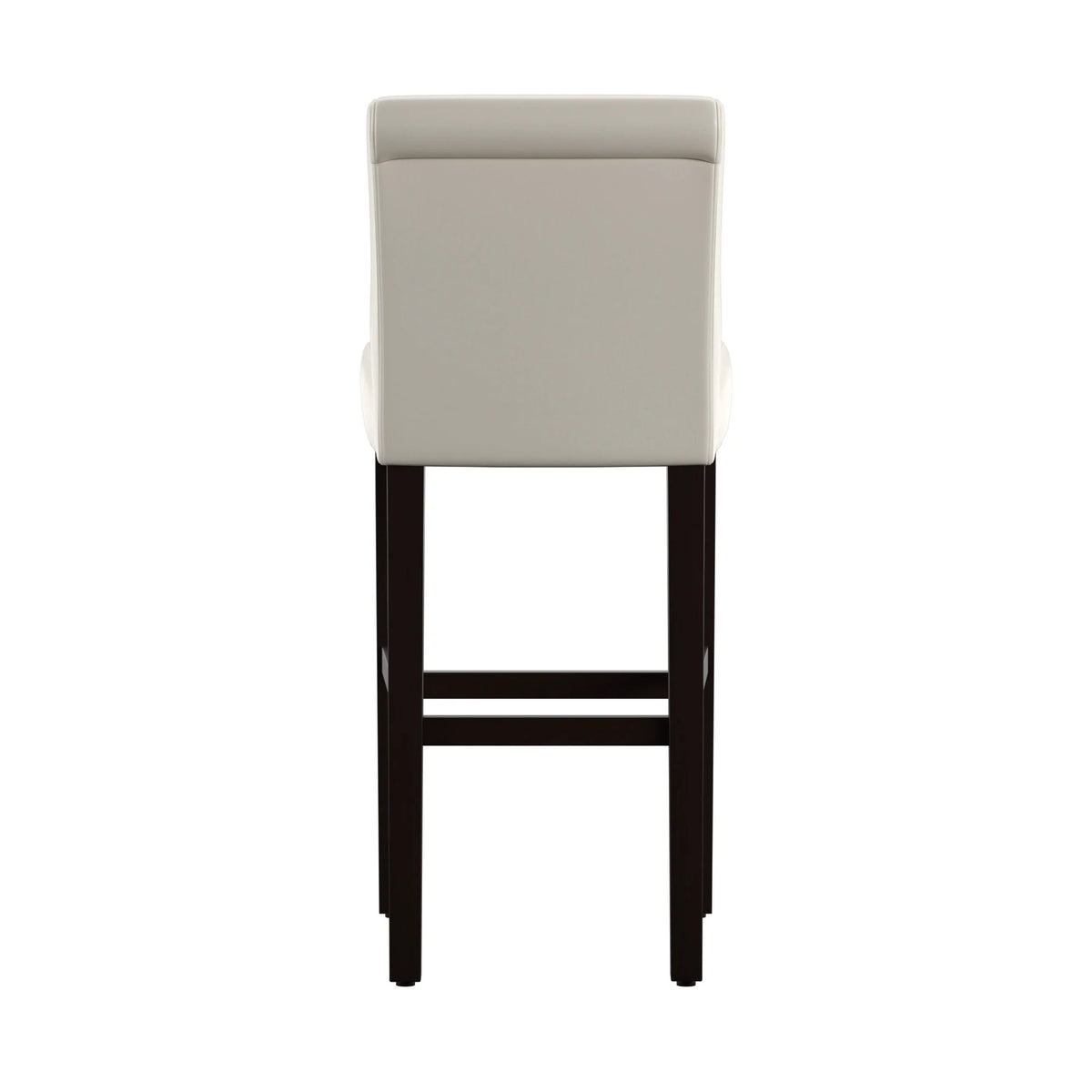 White Set of 2 Bar Stool Z354