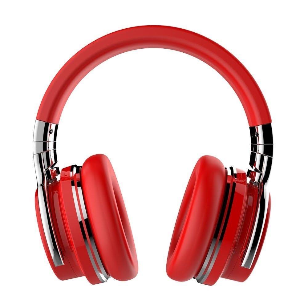 Red Active Noise Cancelling Wireless Bluetooth Headphones P422498