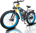 26" Electric Mountain Bike with 48V 17.5Ah Removable Battery 1000W Full Suspension Dual Hydraulic Disc Brake N121