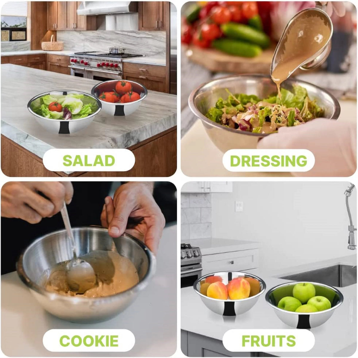 Heavy Duty Stainless Steel Mixing Bowl 13 Quarts J310