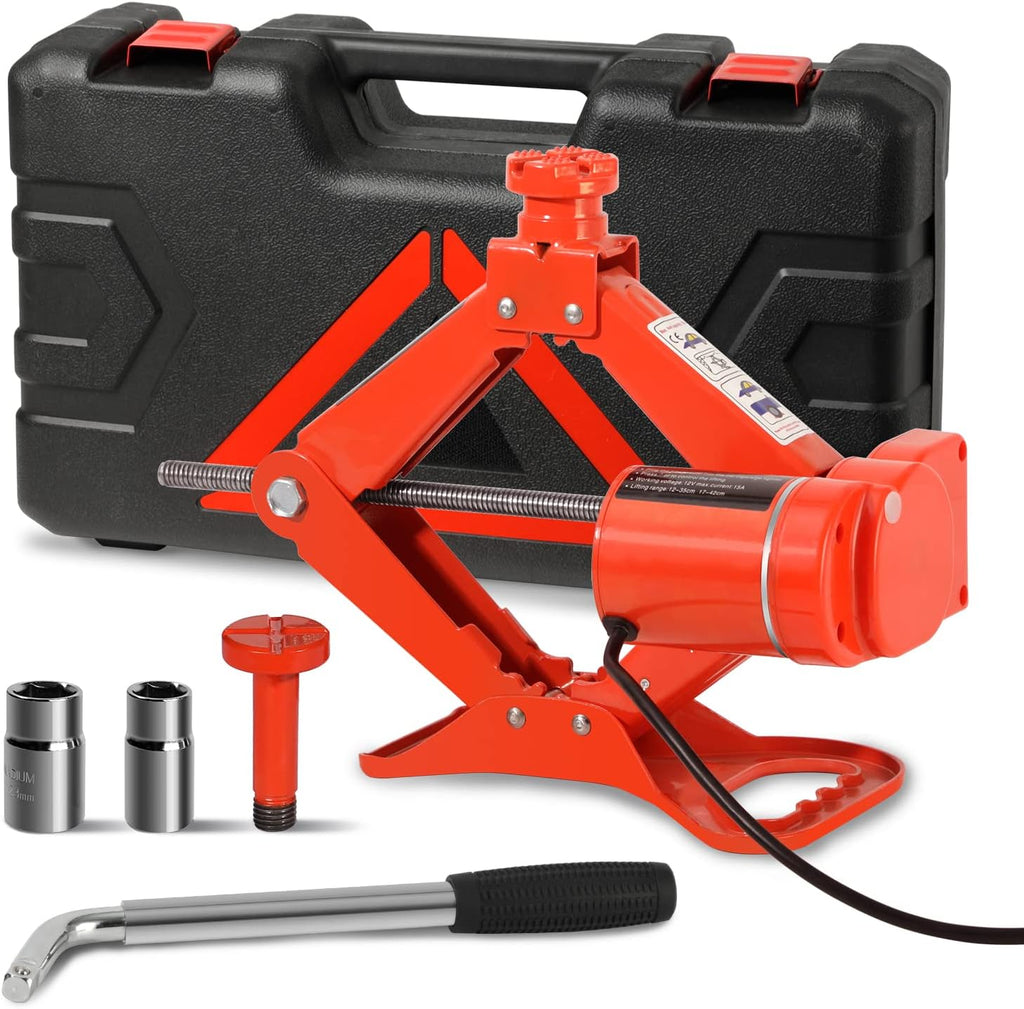 5 Ton 12V Electric Car Jack with Impact Wrench B9675