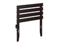 Espresso Twin Wood Panel Headboard with 2 USB Ports D852
