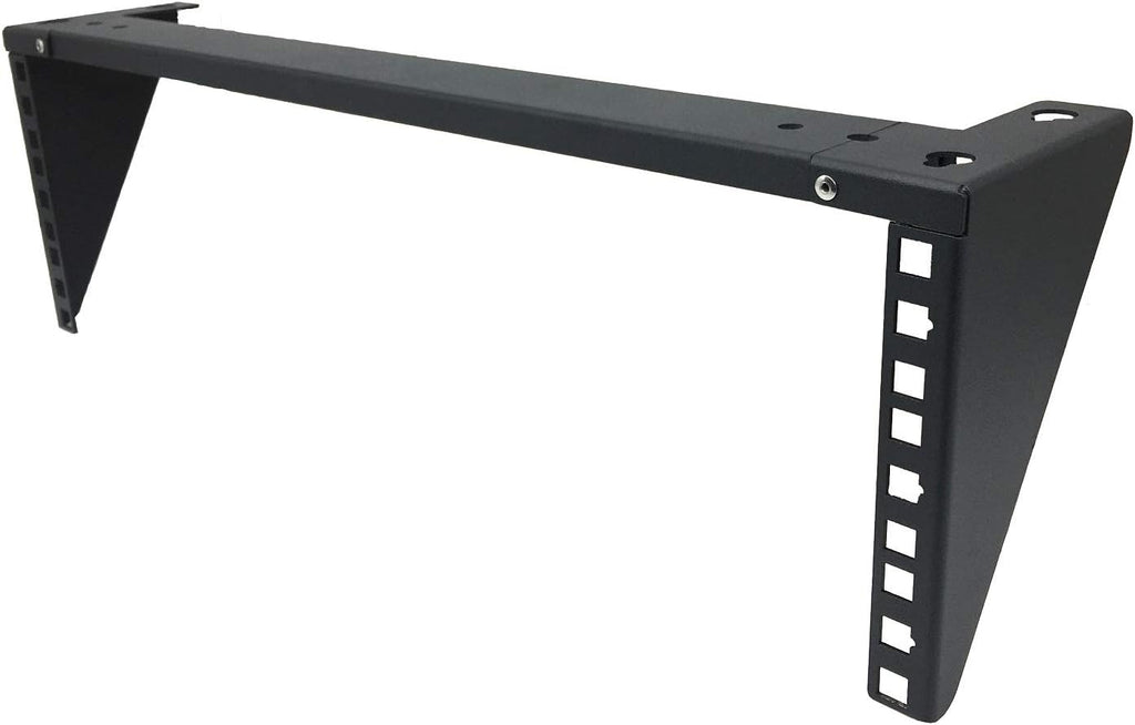 3U Lightweight Foldable Wall Mount Patch Panel Bracket, 19 inch Steel, Pack of 2 A303