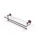 Antique Copper Paper Towel Holder with Glass Shelf I6941