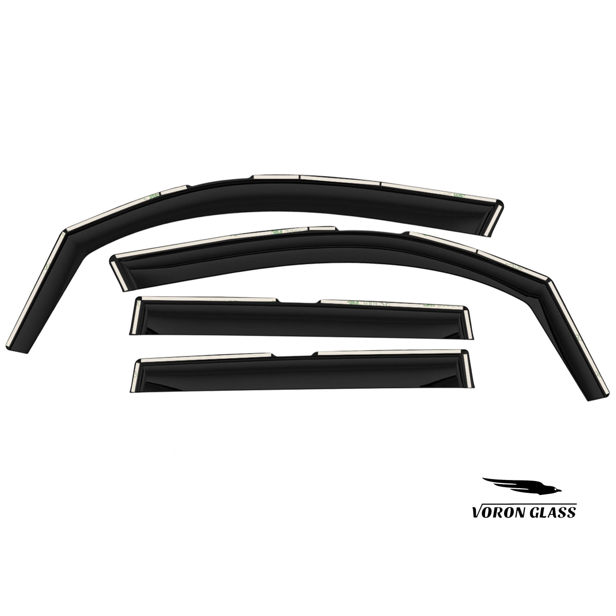 4 Pieces Glass In-Channel Rain Guards for Subaru Forester K304
