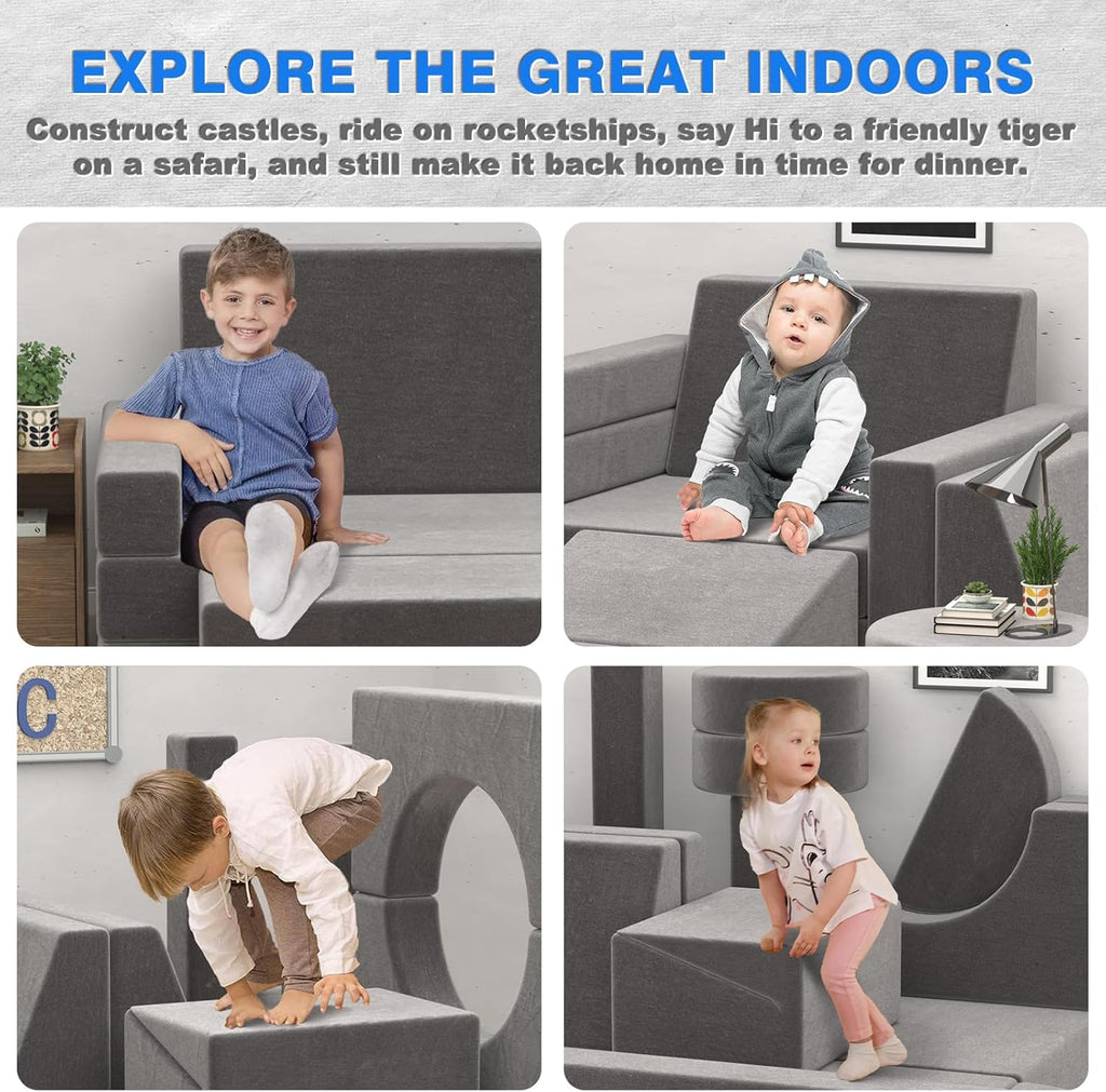 15PCS Modular Kids Play Couch G976