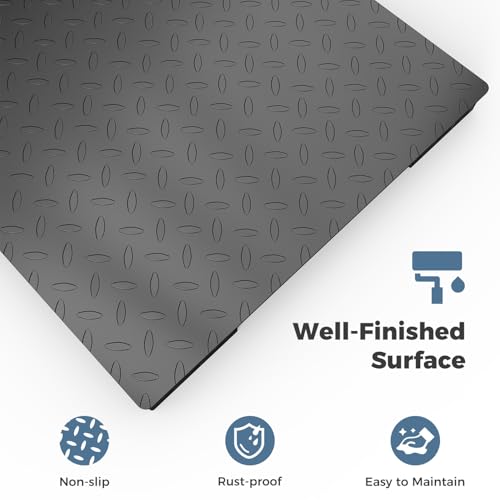 24"x24" 2500 lb Black Digital Industrial Floor Scale Y1350