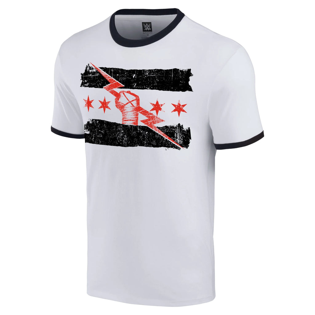 Men's White/Black Ringer T-Shirt F64369