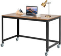 Rolling Computer Desk with 4 Wheels Y975933