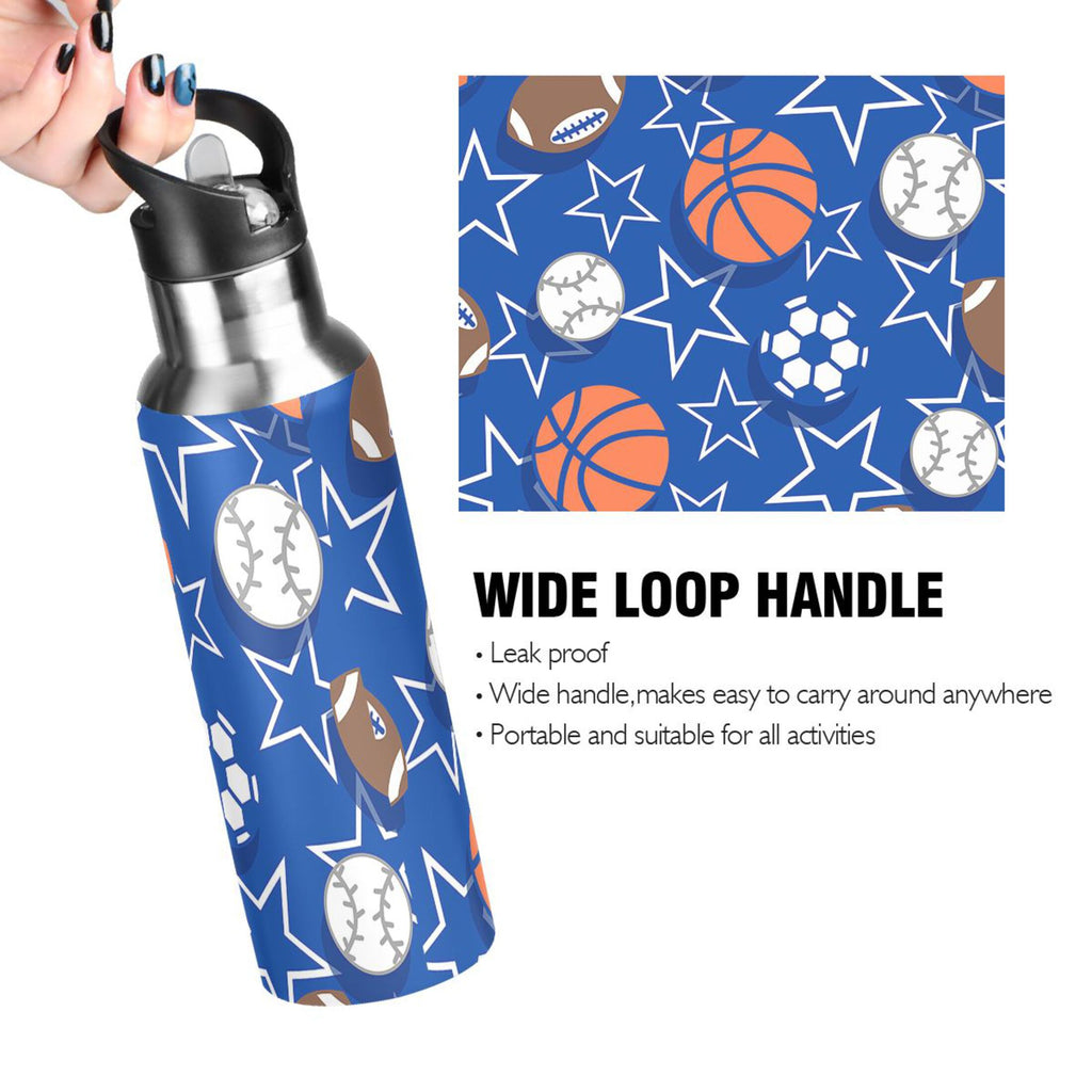 Stainless Steel Insulated Water Bottle with Straw Lid S148