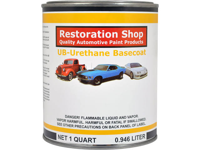 Jet Black 1 Quart Urethane Basecoat Paint I869