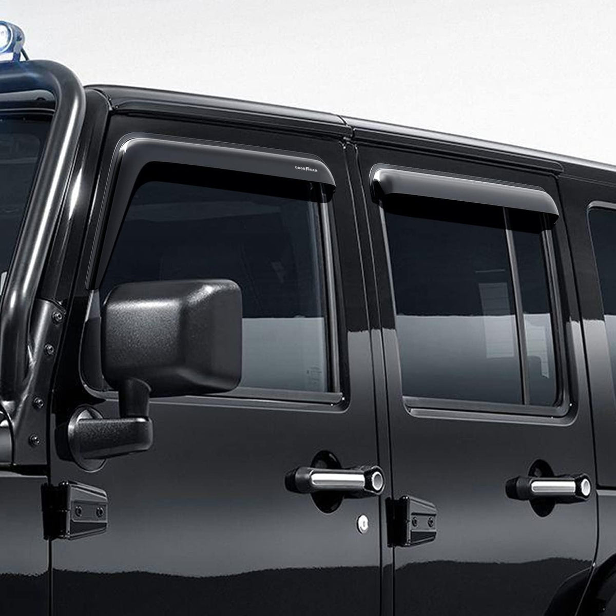 Shatterproof Tape-on Window Deflectors 4 pcs R68358
