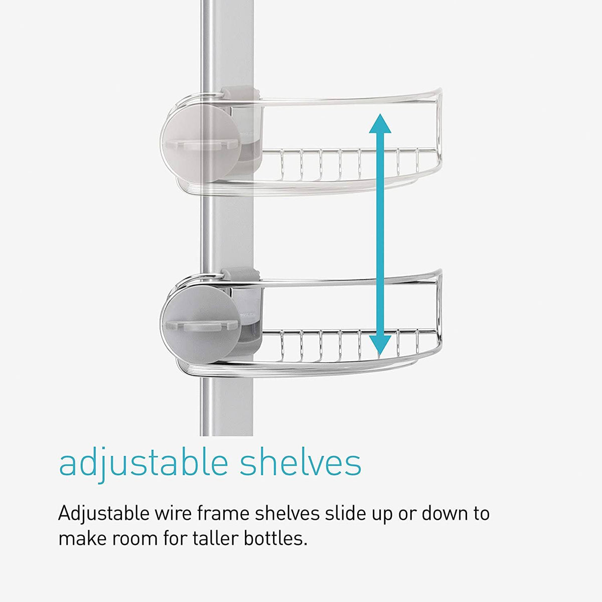 Stainless Steel Tension Shower Caddy U24208
