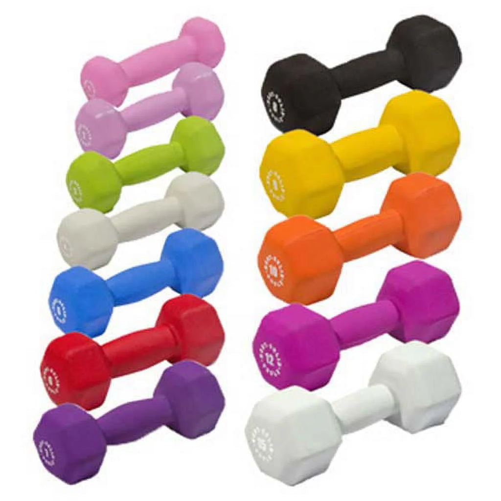 Neoprene Dumbbells Set 1-15 lb Pairs J8556
