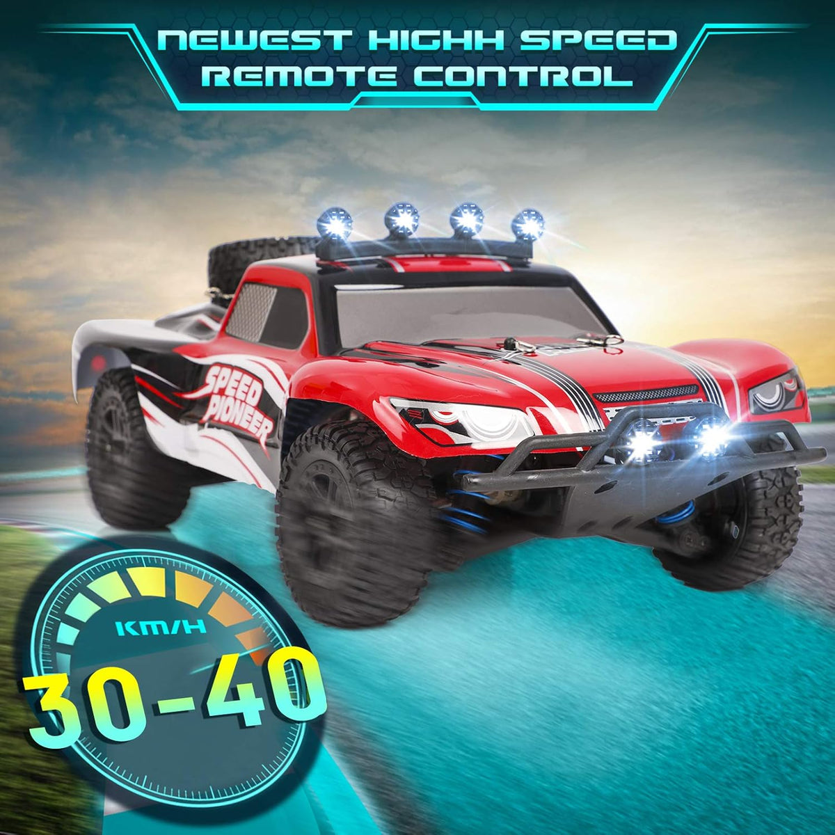 1/18 Scale 4WD Off-Road RC Monster Truck W6524