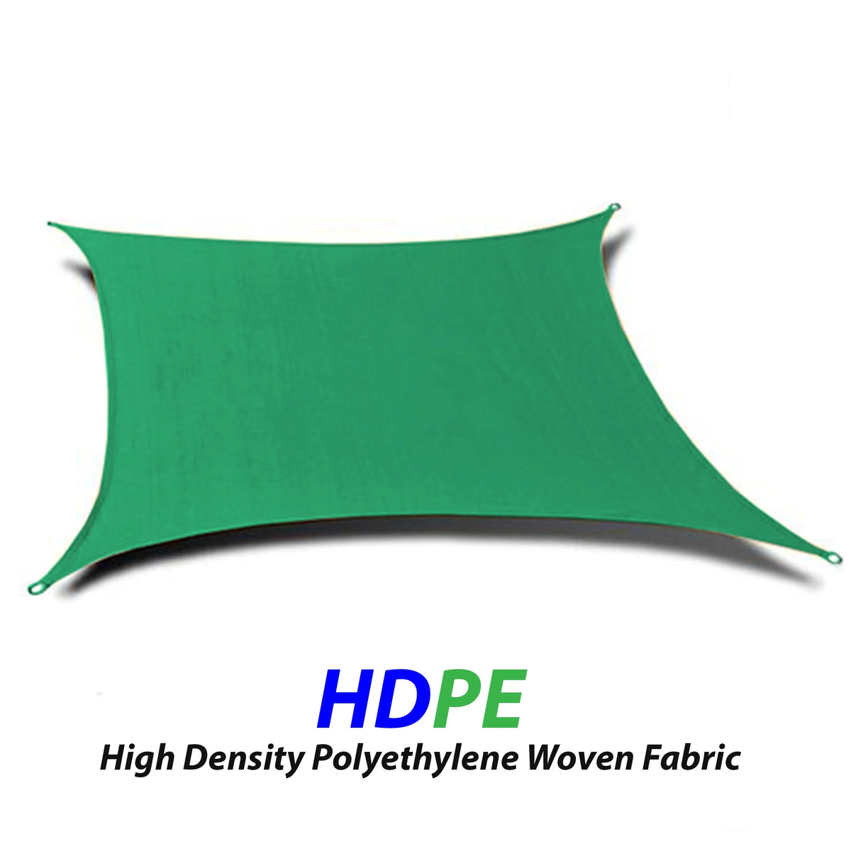 Green 12ft Quadrilateral Sun Shade Sail K101979