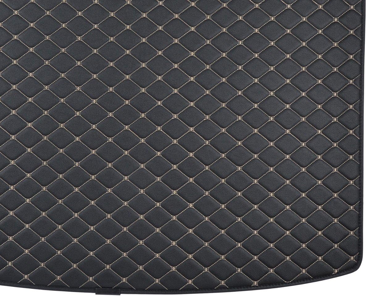 Luxury Padded PU Leather Trunk Mat Cargo Liner for Ford Escape Pack of 2 R2413