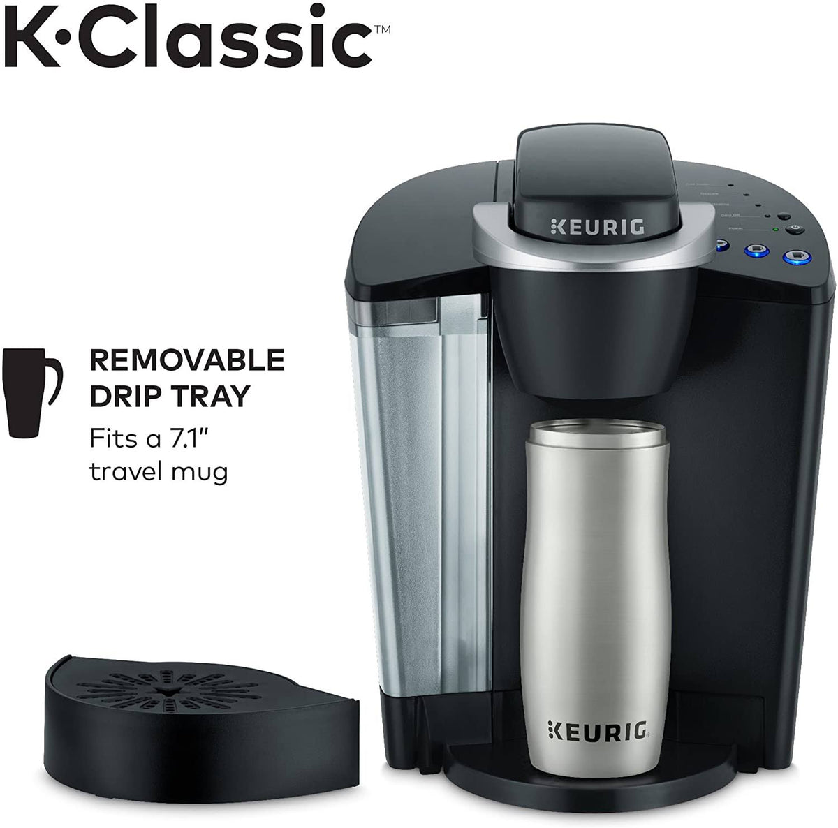 Black Single Serve K-Cup Pod Coffee Brewer G57363
