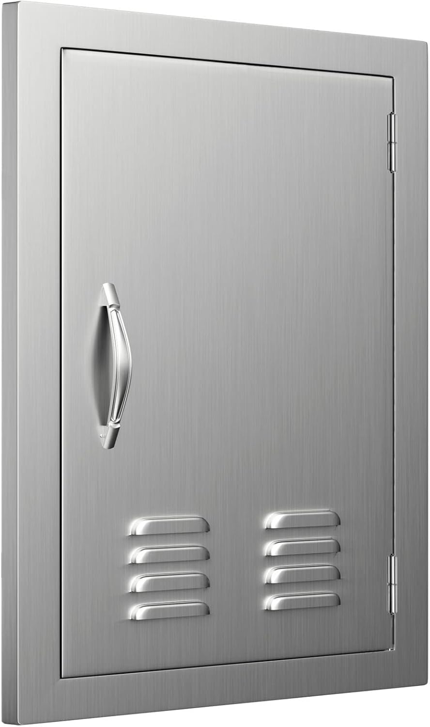 17 x 24 Inch Stainless Steel BBQ Access Door with Vents T950481