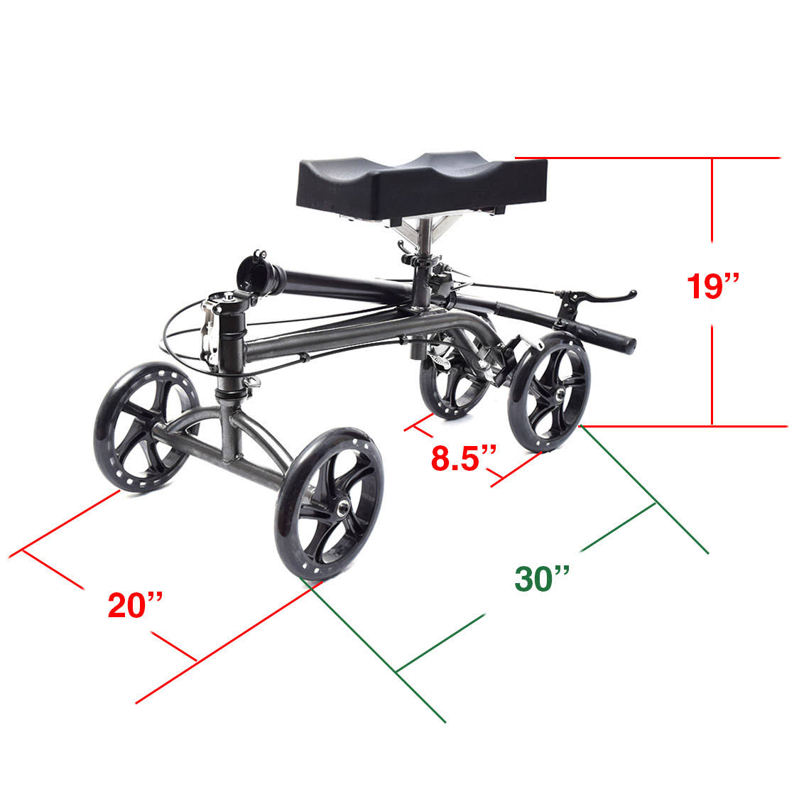 Foldable Steerable Knee Walker Scooter W165