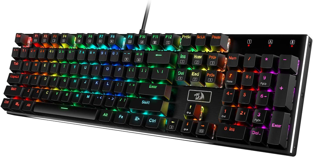 RGB LED Backlit Wired Mechanical Gaming Keyboard O54244