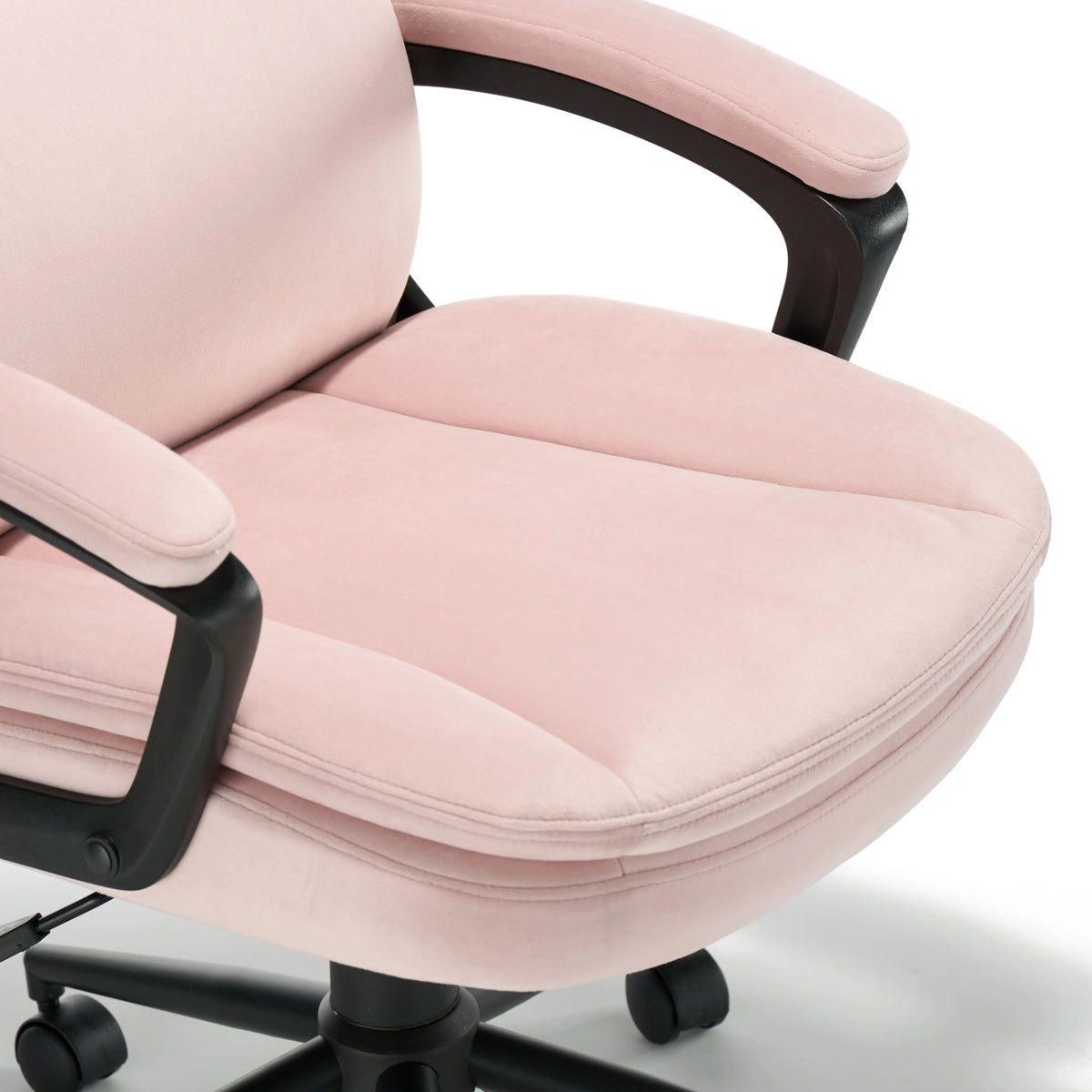 Pink Ergonomic Mid Back Desk Chair Z6609