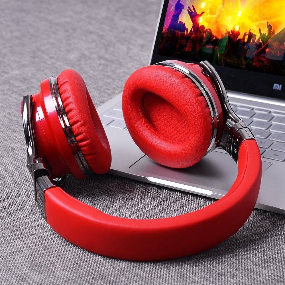 Red Active Noise Cancelling Wireless Bluetooth Headphones P422498