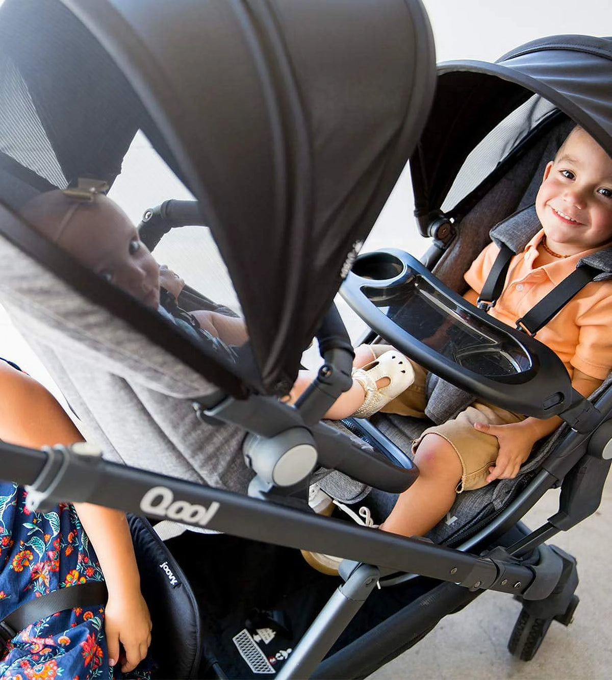 Convertible Modular Single Double Triple Stroller W510244