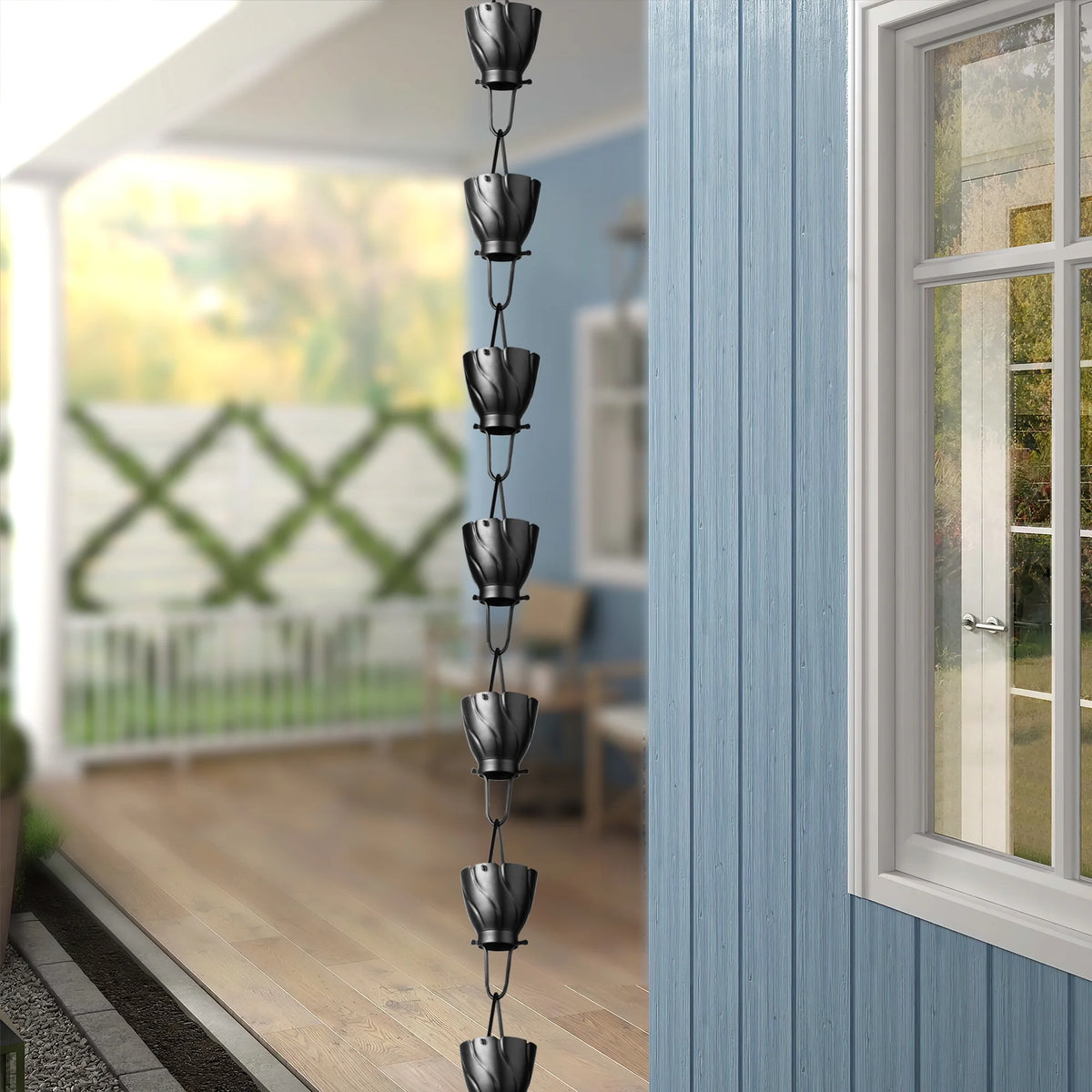 Aluminum Rain Chain Downspout 8.5 ft D689