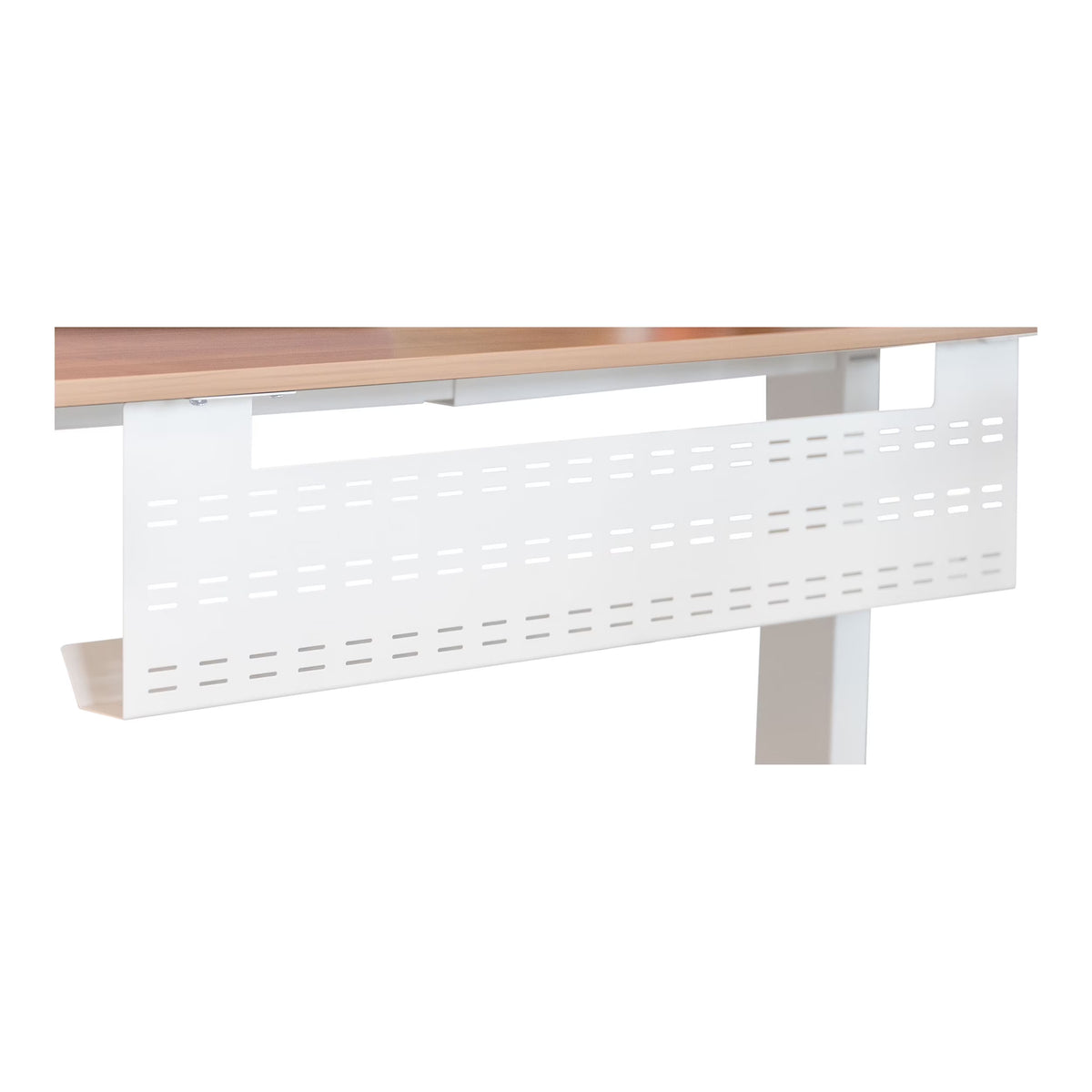 White 39" Under Desk Cable Management Tray and Modesty Panel P760