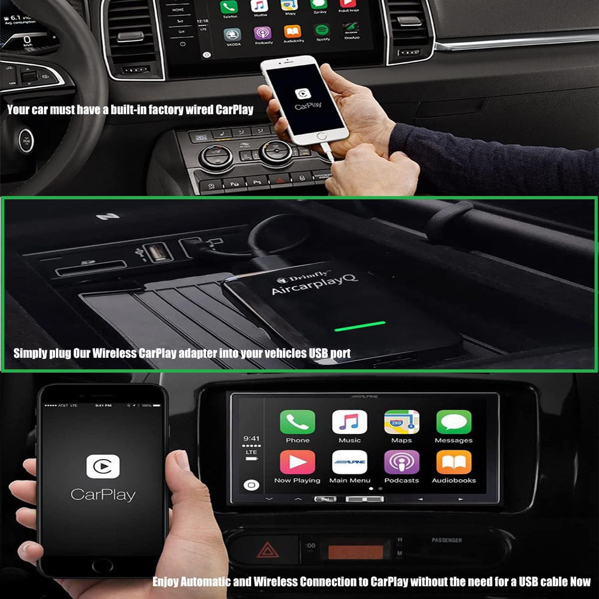 Wireless CarPlay Adapter Y4628