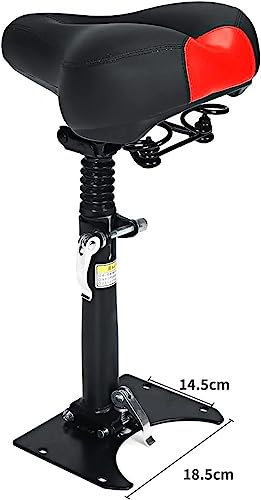 Electric Scooter Seat Height Adjustable Leather Saddle Foldable Removable C641434