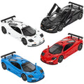 Pull Back Die-Cast Metal Vehicles Set of 4 5 inch 1:34 Scale A67535
