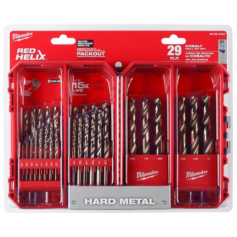 Cobalt Red Helix Drill Bit Set 29-Piece F602