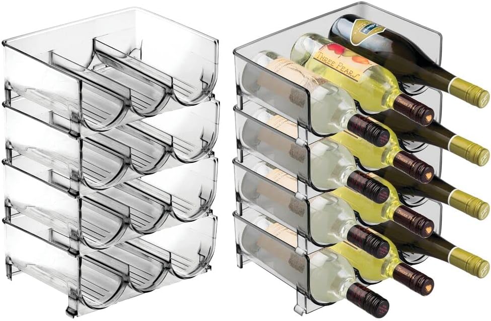 Plastic Stackable Wine Bottle Holder Stand J6673