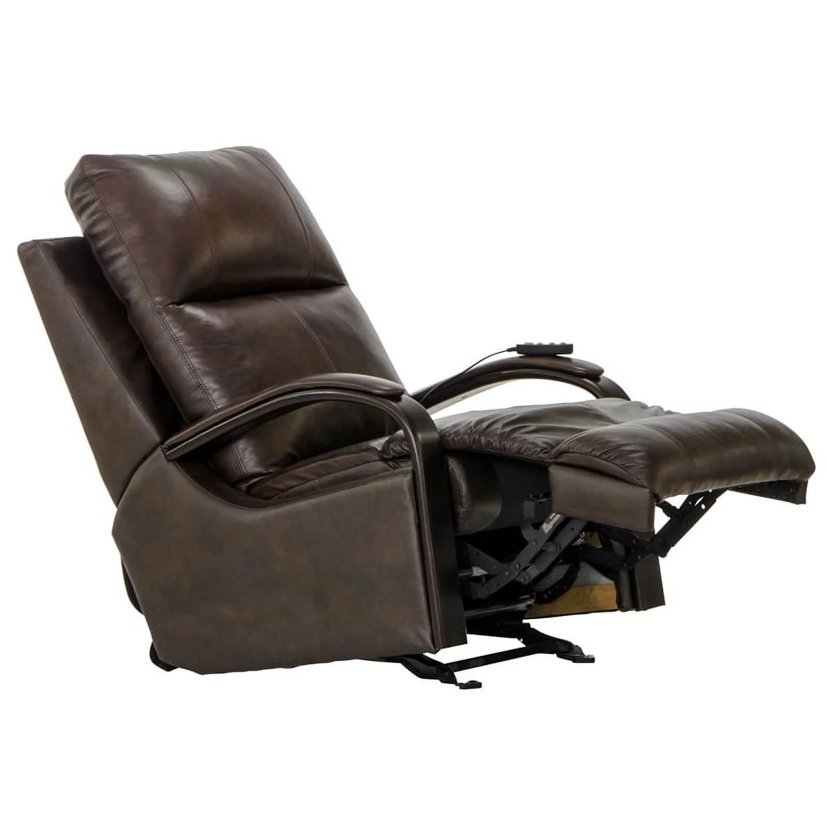 Brown Top Grain Italian Leather Power Recliner A32563