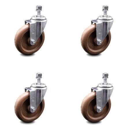 Glass Filled Nylon Swivel Caster Set of 4 J448