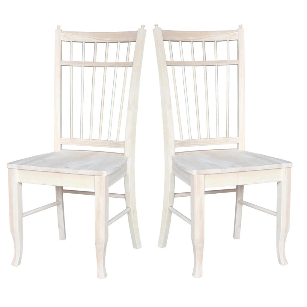 Solid Wood Dining Chairs, Set of 2 B9991