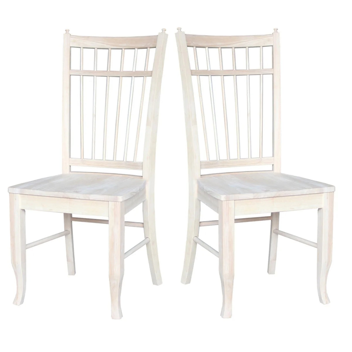 Solid Wood Dining Chairs, Set of 2 B9991
