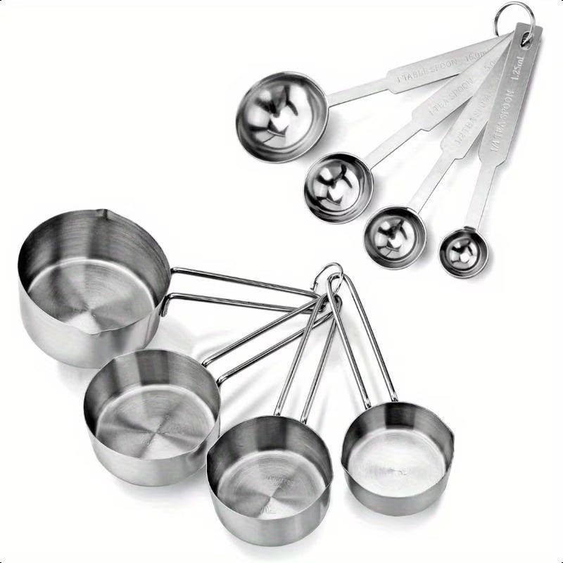 Stainless Steel Measuring Spoons and Measuring Cups R148095