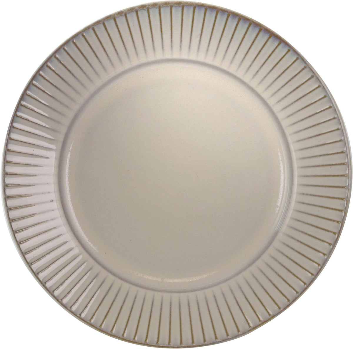 16 Piece White Stoneware Dinnerware Dish Set K817