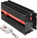 1000 Watt Pure Sine Wave Inverter 12v DC to 110/120v AC with Wireless Remote Control M955