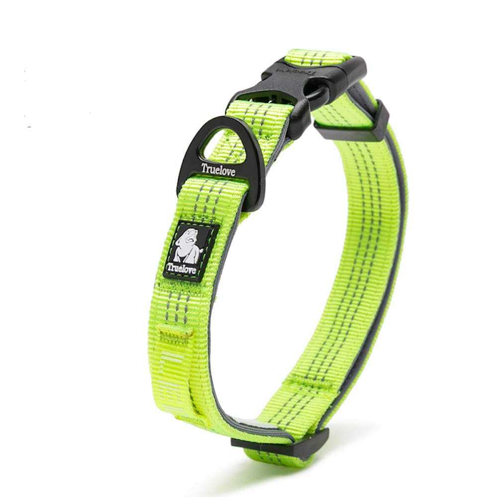 3M Reflective Dog Collar with Aluminum Leash Attachment Y824