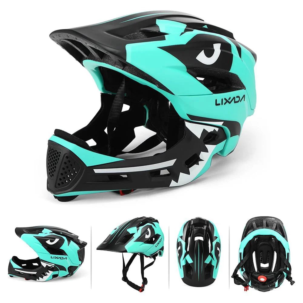 Kids Detachable Full Face Helmet for Cycling Skateboarding Roller Skating B503450